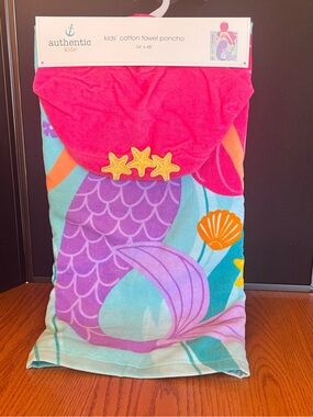 Tommy Bahama Kids’ Mermaid Cotton Towel Poncho